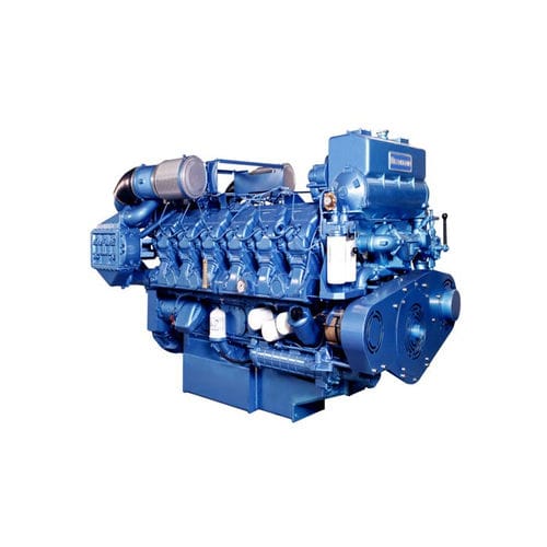 Дизельный двигатель - M26 series - Weichai Holding Group Co.,Ltd. - 12 цилиндров / линейный / морской