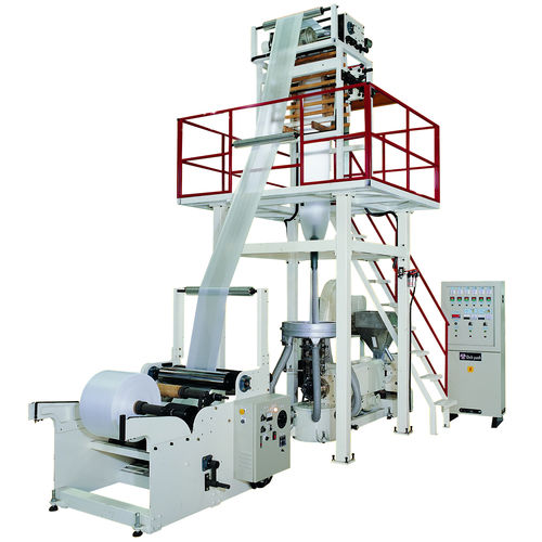 Однослойная экструзионная линия - HDPE/LDPE - HAN KING PLASTIC MACHINERY CO.LTD - пленка с раздувом / для ПЭНД / для ПЭВД