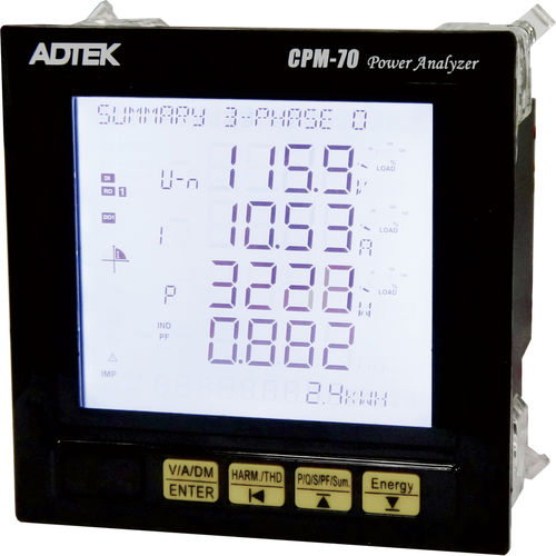 Многофункциональный прибор для измерения мощности - CPM-70 Series - ADTEK Electronics Co., Ltd - счетчик активной энергии / эффективная мощность / активная мощность