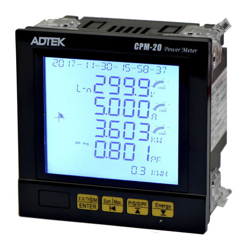 Многофункциональный прибор для измерения мощности - CPM-20 - ADTEK Electronics Co., Ltd - счетчик активной энергии / эффективная мощность / активная мощность