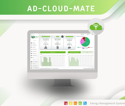 Программное обеспечение для управления энергией - AD-Cloud-Mate - ADTEK Electronics Co., Ltd - для управления потреблением энергии / для энергетического анализа / для расчета энергоэффективности