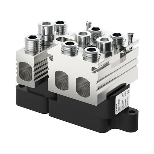 Клеммная колодка для установки на панель - MAB3050S10 - MOREK - с винтовым соединением / для проверки и отключения / заземления