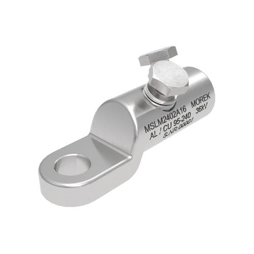 Кабельный наконечник с ушком - MSLM240A - MOREK - с винтом / без изоляционной оболочки / алюминиевый сплав