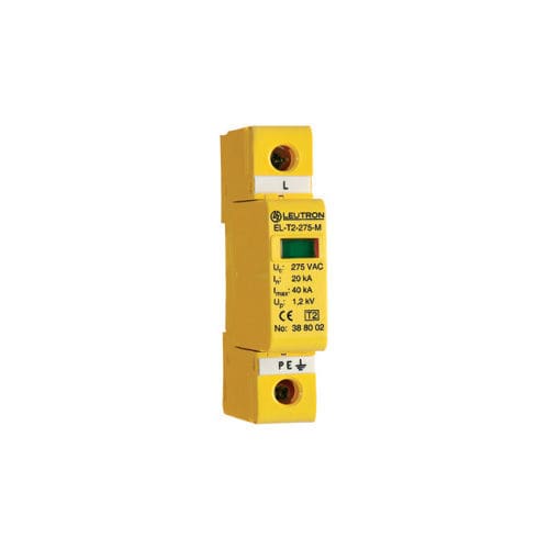 Молниеотвод тип 2 - EL-T2/1+0-275-FM - Leutron GmbH - для источника электропитания / модульный / переменный ток