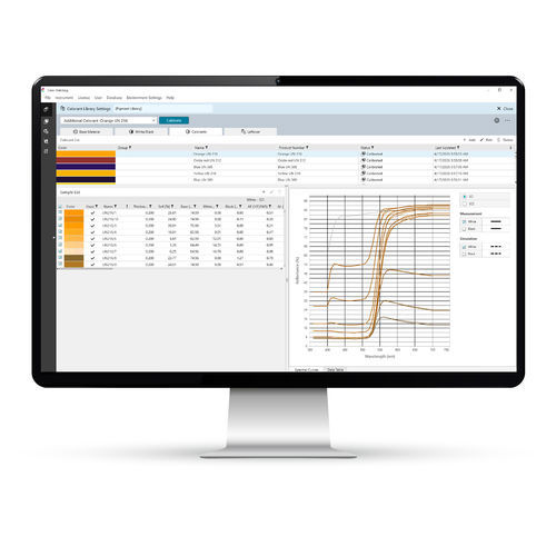 Программное обеспечение для соответствия цветов - SpectraMagic™ CMS - Konica Minolta - для расчетов / для измерений / сбора / анализа данных