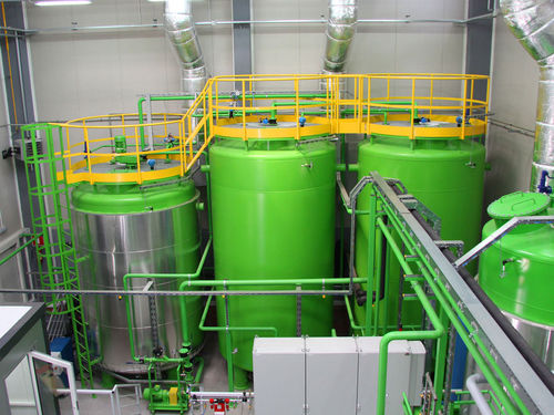 Резервуар для стокирования - H&S Anlagentechnik GmbH - для регулирования температуры / цилиндрический / промышленный