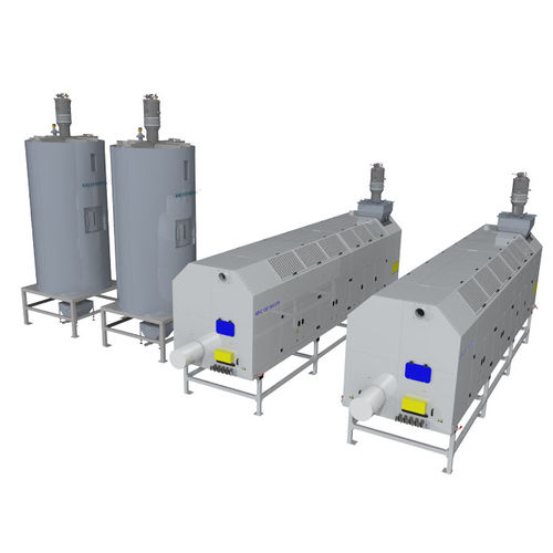 Инфракрасный осушитель - PET-Booster® - KREYENBORG GmbH & Co. KG - с вращающимся барабаном / непрерывного действия / для химической промышленности