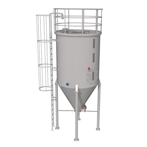 Бункер с коническим дном - Stock Silo - KREYENBORG GmbH & Co. KG - для порошка / для сыпучих материалов / для окатышей