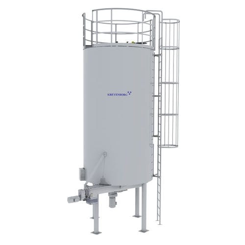Бункер со смесителем - Fiber Silo - KREYENBORG GmbH & Co. KG - с плоским дном / для порошка / для сыпучих материалов