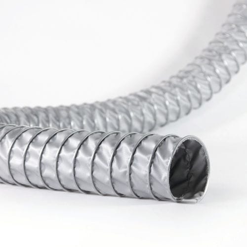 Гибкий шланг для выхлопных газов - TERMOCLIP Silicon - TECNICA - из гальванизированной стали / из ткани / для аспирации