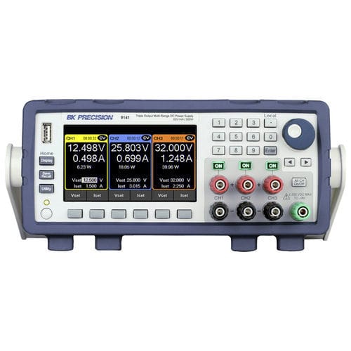 Источник электропитания с тремя выходами - 9141 - B&K Precision - AC/DC / настольный / 2U