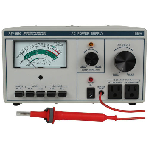 Источник питания для монтажа в стол - 1655A - B&K Precision - AC/AC / с одним выходом / аналоговый