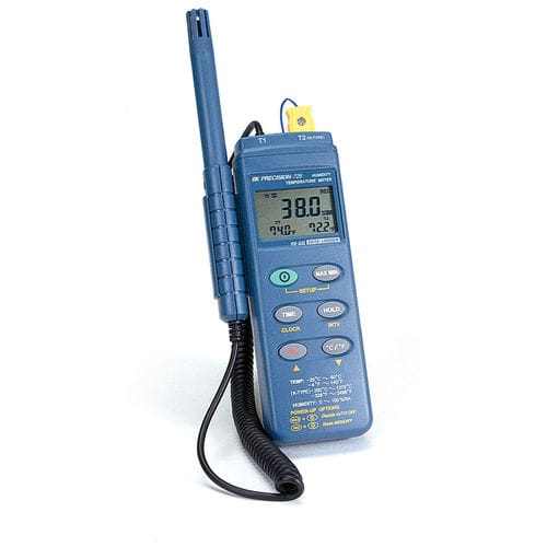 Регистратор данных для измерения температуры - 725 - B&K Precision - для измерения относительной влажности / RS-232C / с дисплеем LCD