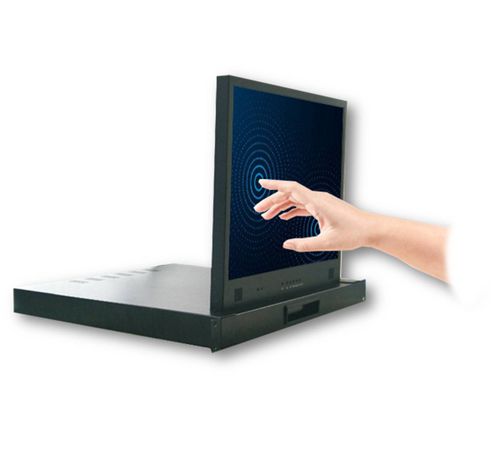 Выдвижной ящик на роликах ЖК-экран - HSINTEK Electronics Co., Ltd - 1U