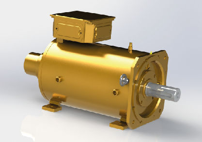 Синхронный двигатель - SY4 FLUID 160 - COMER S.r.l. - AC / 400 В / IP23