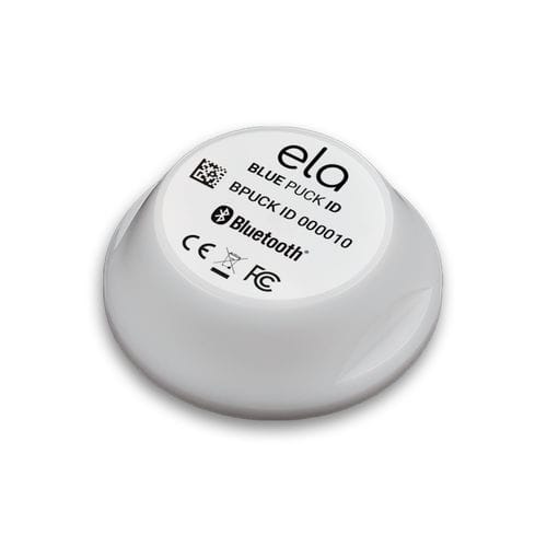 Этикетка для идентификации - Blue PUCK ID - ELA Innovation S.A - NFC / из полиоксиметилена / транспортная