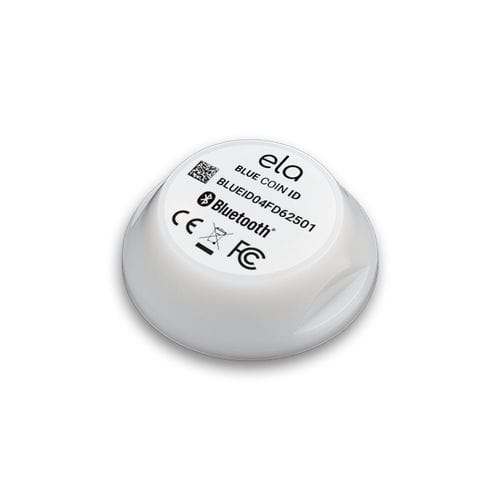 Клейкий маяк bluetooth - BLUE COIN ID - ELA Innovation S.A - IP68