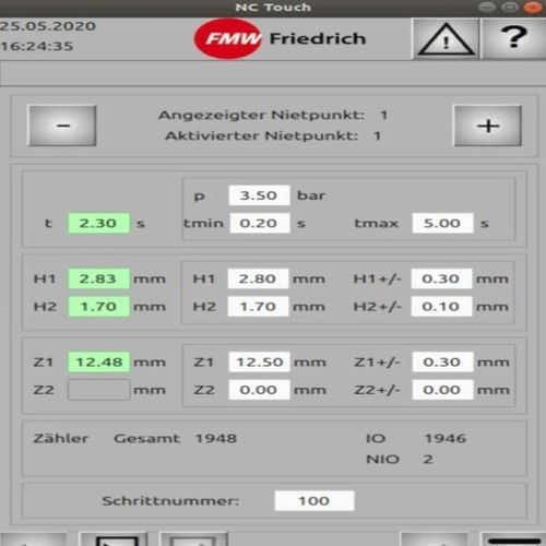 Терминал с сенсорным экраном - FMW - D. Friedrich - встраиваемый / USB / Ethernet