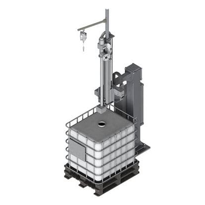 Наполнительная машина IBC - S-DOS-C - GREIF-VELOX Maschinenfabrik GmbH - полуавтоматическая / для жидкости с низкой вязкостью / для химической промышленности