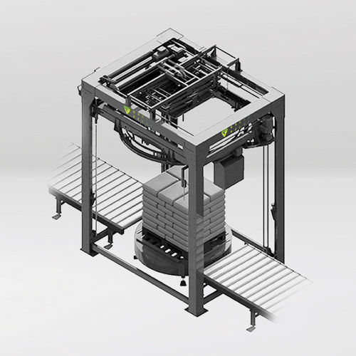 Паллетообмотчик с поворотным кронштейном - GREIF-VELOX Maschinenfabrik GmbH - полностью автоматический / полуавтоматический / для мешков