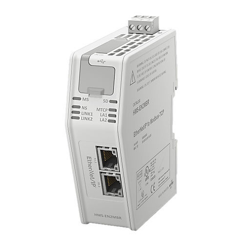 Коммуникационный модуль Ethernet - HMS-EN2MB-R - HMS Industrial Networks GmbH - Ethernet TCP/IP / 2 порта / для передачи данных