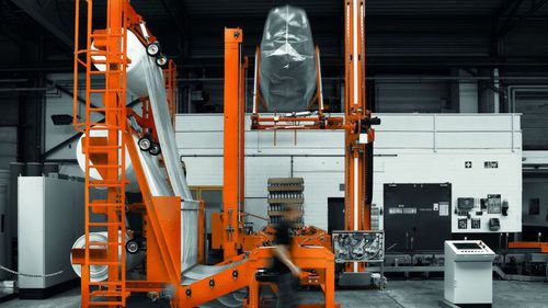 Машина для обертывания груза на поддоне в термоусадочной пленке - Paratech - MSK - автоматическая / для строительных материалов / для сельского хозяйства и пищевой промышленности