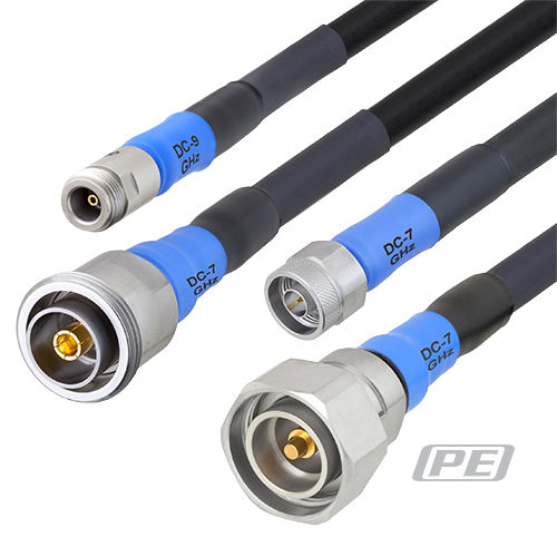 Кабельная сборка RF - PE3C40xx series - Pasternack Enterprises, Inc. - прямой / с прямым углом / прочный