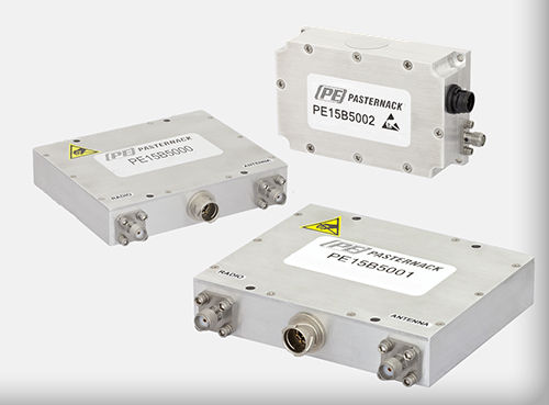 Усилитель RF - PE15B5000 series - Pasternack Enterprises, Inc. - для коммутации / широкополосный / компактный