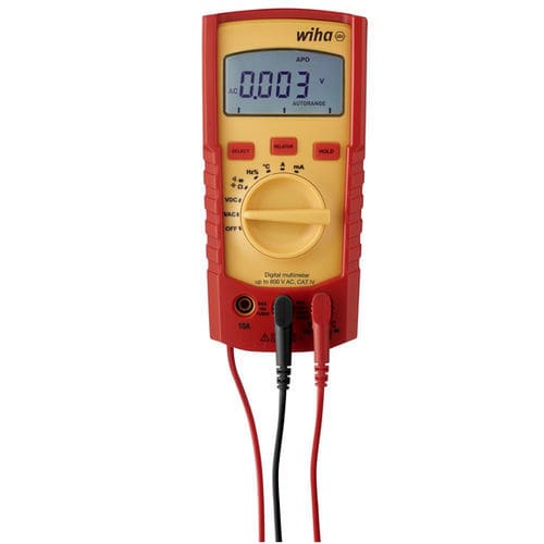 Цифровой мультиметр - 45218 - Wiha - переносной / 600 В / 10 A