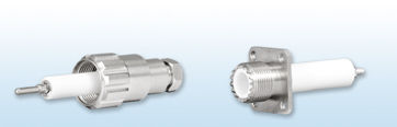 Соединитель для передачи данных - Series-S - GES Electronic & Service GmbH - круговой / с фланцем / высокого напряжения