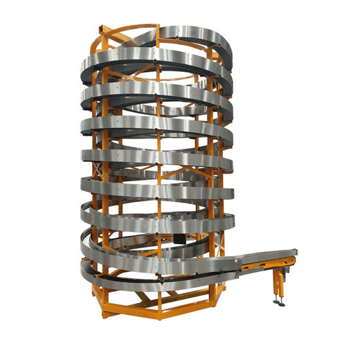 Ленточный конвейер - AVs series - AmbaFlex Spiral Conveyor Solutions - с фартуком / горизонтальный / спиральный