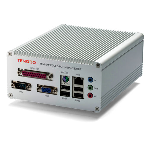 Корпус тепловой гаситель энергии - EXH series - TAKACHI Electronics Enclosure Co., Ltd. - для письменного стола / прямоугольный / из алюминия