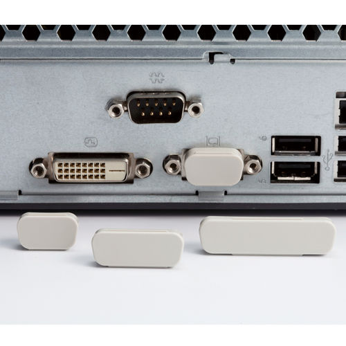 Пробка для разъема D-Sub - DTC series - TAKACHI Electronics Enclosure Co., Ltd. - овальная / внутренняя резьба / из пластика