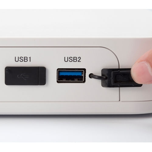 Пробка для USB-разъема - CJCV series - TAKACHI Electronics Enclosure Co., Ltd. - прямоугольная / наружная резьба / из пластика