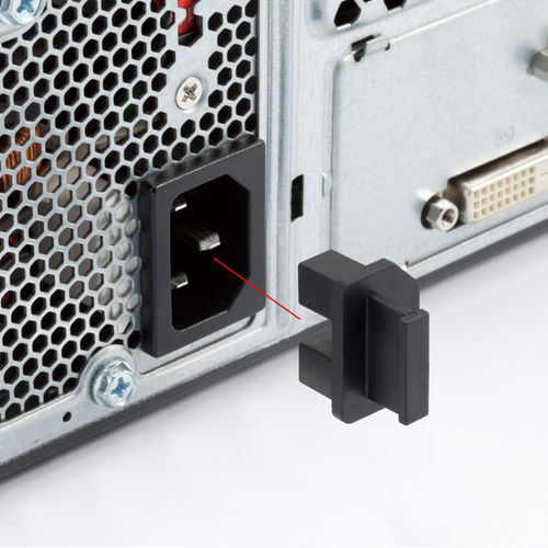 Пробка для разъема - PLC-3TV series - TAKACHI Electronics Enclosure Co., Ltd. - прямоугольная / наружная резьба / из пластика