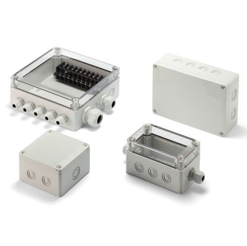 Коробка с метрическими выбивными отверстиями - SPCM series - TAKACHI Electronics Enclosure Co., Ltd. - настенная / прямоугольная / квадратная