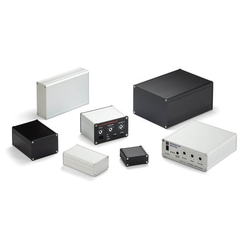 Корпус из экструдированного алюминия - EX series - TAKACHI Electronics Enclosure Co., Ltd. - для письменного стола / прямоугольный / из алюминиевого профиля