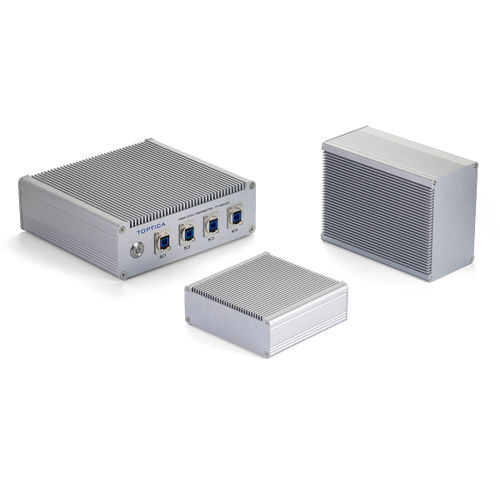 Корпус с экранированием CEM - EXHE series - TAKACHI Electronics Enclosure Co., Ltd. - для письменного стола / прямоугольный / из алюминия