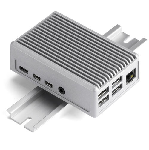 Корпус Raspberry Pi - RPHD series - TAKACHI Electronics Enclosure Co., Ltd. - для DIN-рейки / прямоугольный / из алюминия