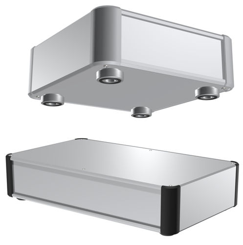 Корпус из алюминия - AU series - TAKACHI Electronics Enclosure Co., Ltd. - для настольного компьютера / для письменного стола / прямоугольный