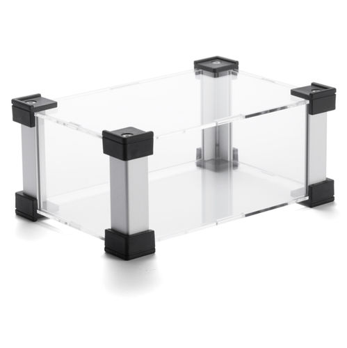 Коробка по индивидуальному заказу - SKGF series - TAKACHI Electronics Enclosure Co., Ltd. - для письменного стола / прямоугольная / из акрила