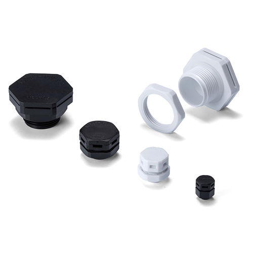 Пробка аэратор - CVP series - TAKACHI Electronics Enclosure Co., Ltd. - шестиугольная / резьбовая / из ПТФЭ
