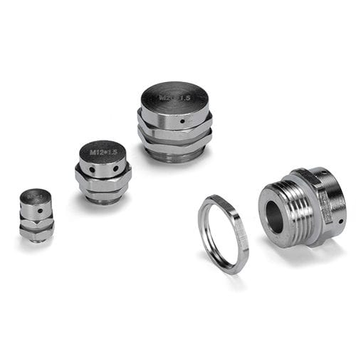 Цилиндрическая пробка - CVP-M series - TAKACHI Electronics Enclosure Co., Ltd. - резьбовая / из металла / аэратор