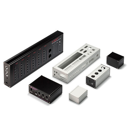 Корпус по индивидуальному заказу - EXS series - TAKACHI Electronics Enclosure Co., Ltd. - для письменного стола / прямоугольный / из экструдированного алюминия