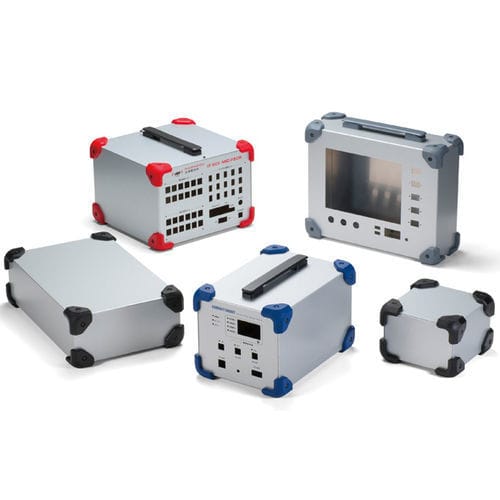 Корпус по индивидуальному заказу - MCGF series - TAKACHI Electronics Enclosure Co., Ltd. - для письменного стола / прямоугольный / из алюминия