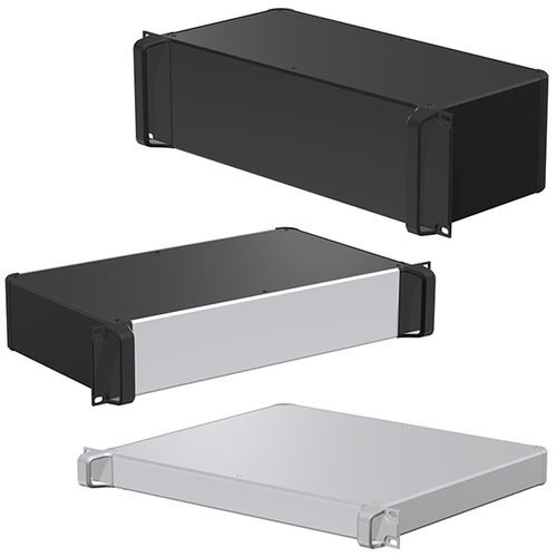Корпус стойка 19 дюймов - AUXR series - TAKACHI Electronics Enclosure Co., Ltd. - прямоугольный / из алюминия / из литого алюминия