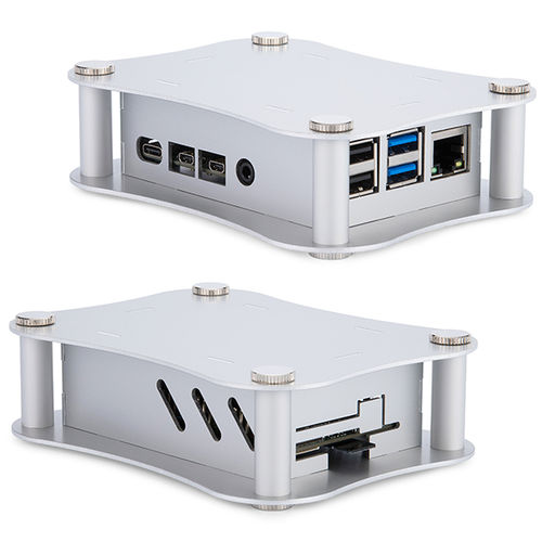 Корпус для письменного стола - ROCK-5A - TAKACHI Electronics Enclosure Co., Ltd. - прямоугольный / алюминий / компактный