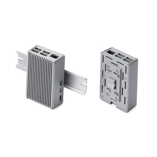 Корпус для DIN-рейки - RPHD-5-H-S - TAKACHI Electronics Enclosure Co., Ltd. - прямоугольный / из алюминия / оборудованный