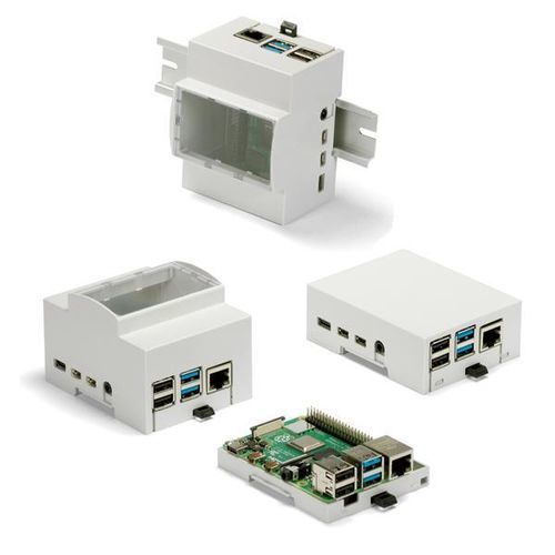 Корпус Raspberry Pi - RPD-4 series - TAKACHI Electronics Enclosure Co., Ltd. - для DIN-рейки / прямоугольный