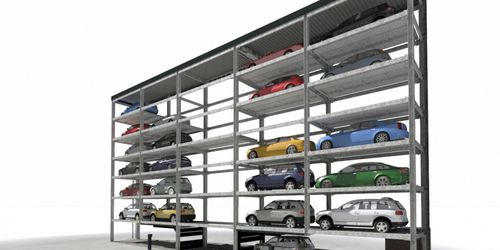 Раздвижная платформа для парковки - Slimparker 557 Tower - Otto Wöhr GmbH - многоуровневая